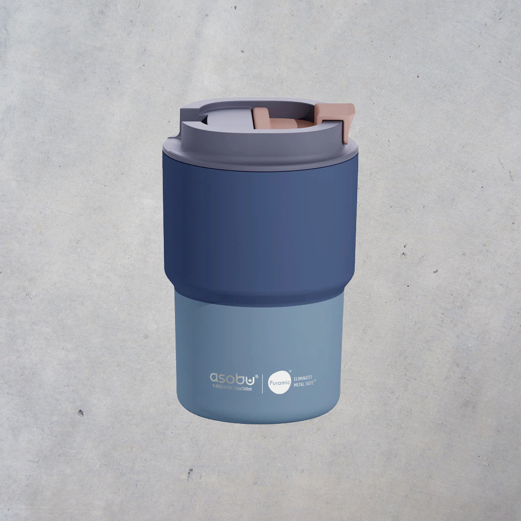 Travel Mug: Pastel Blue Two Tone