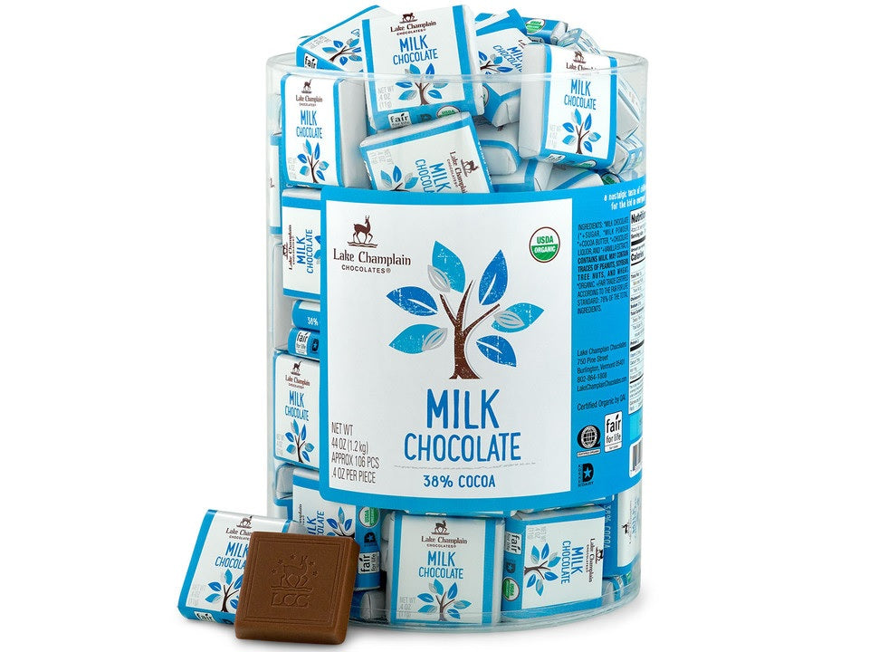 Small Chocolate Square: 38% Milk Chocolate