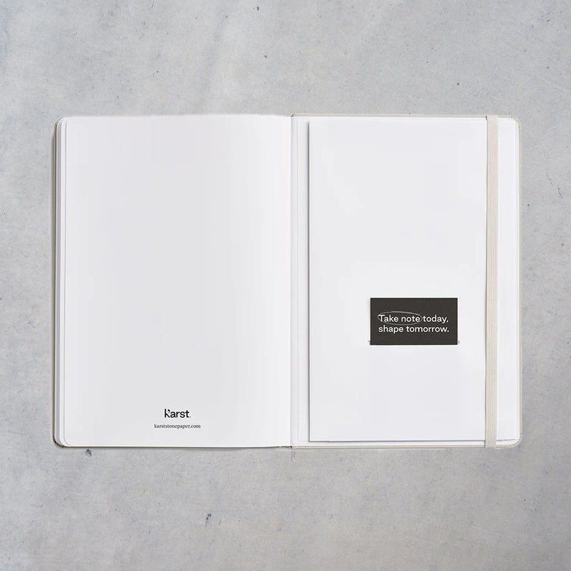 Stone Paper Notebook: A5 Lined Hardcover - Forest