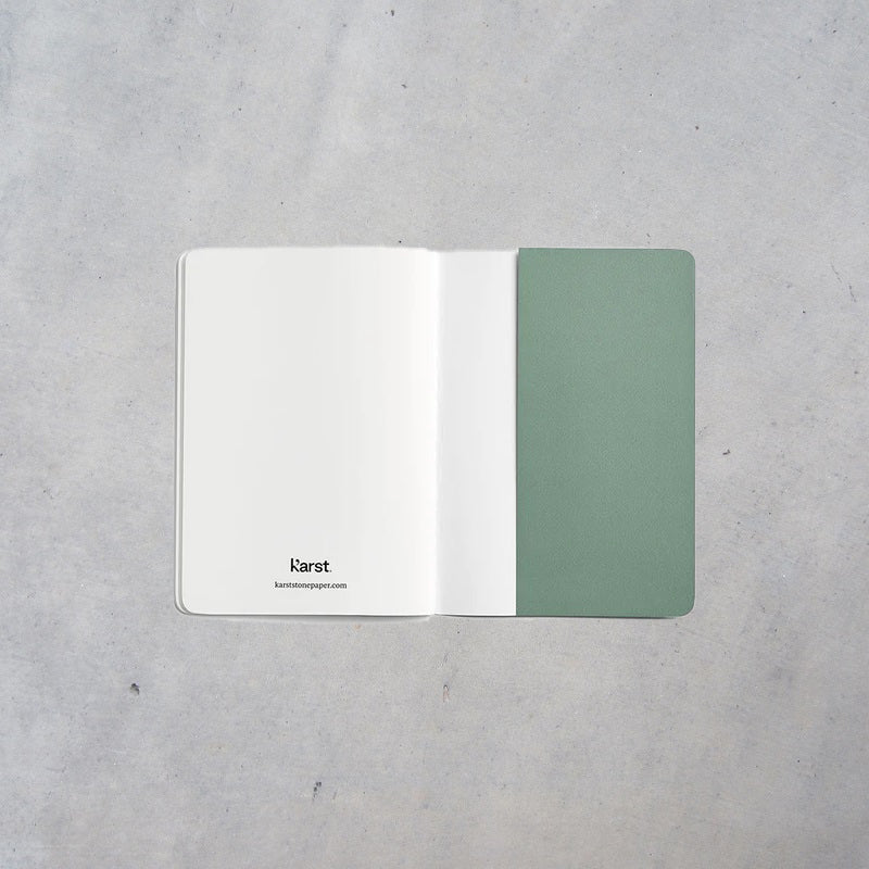 Stone Paper Pocket Journal: A6 Blank Softcover - Slate