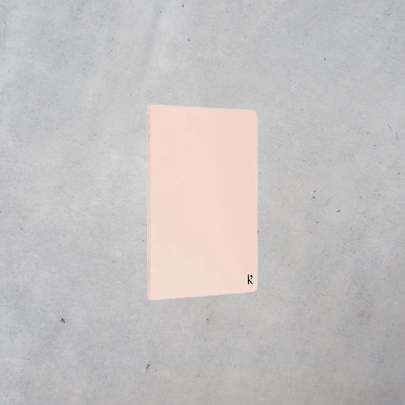 Stone Paper Pocket Journal: A6 Blank Softcover - Peony