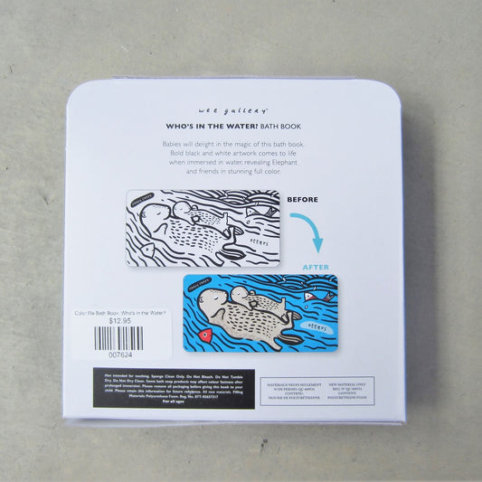 Color Me Bath Book: Who's in the Water?