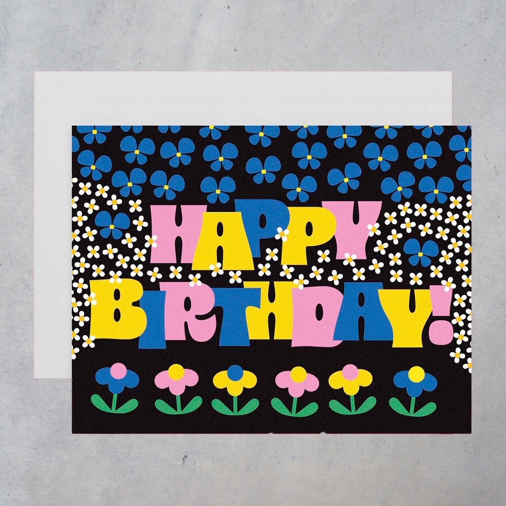 Greeting Card: Birthday Garden
