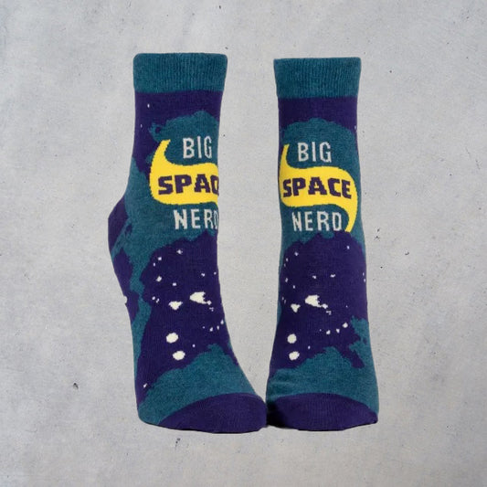 Women's Ankle Socks: Big Space Nerd