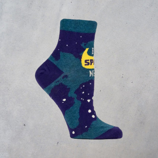 Women's Ankle Socks: Big Space Nerd