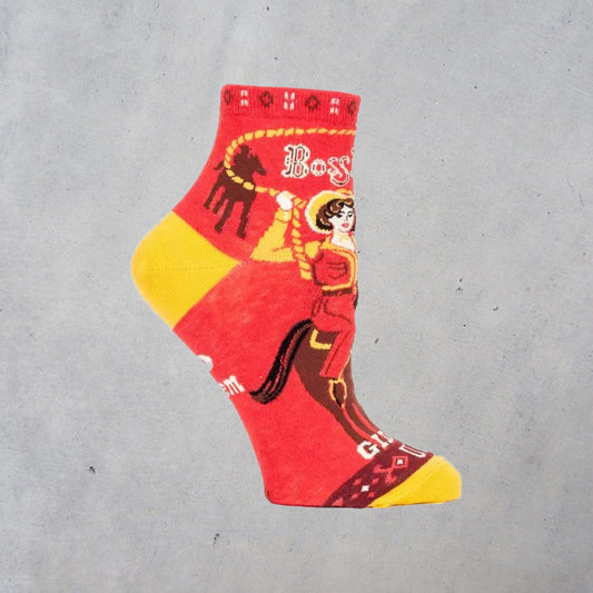 Women's Ankle Socks: Boss Lady