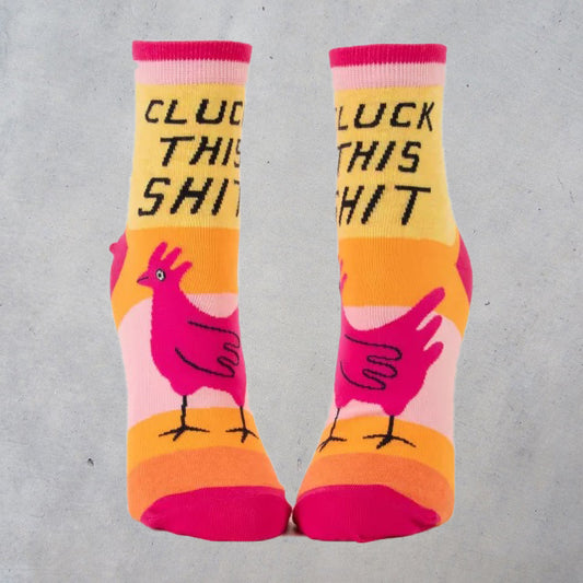 Women's Ankle Socks: Cluck This Shit