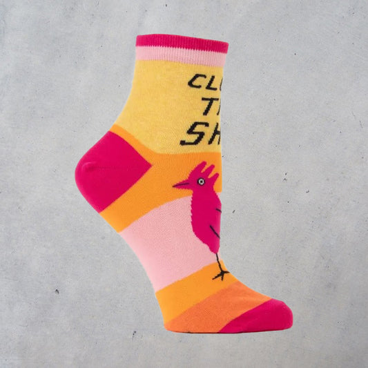 Women's Ankle Socks: Cluck This Shit
