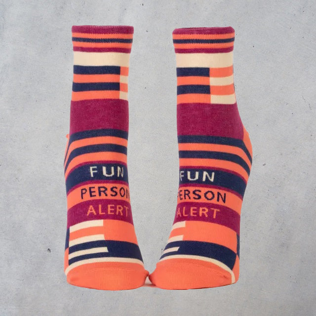 Women's Ankle Socks: Fun Person Alert