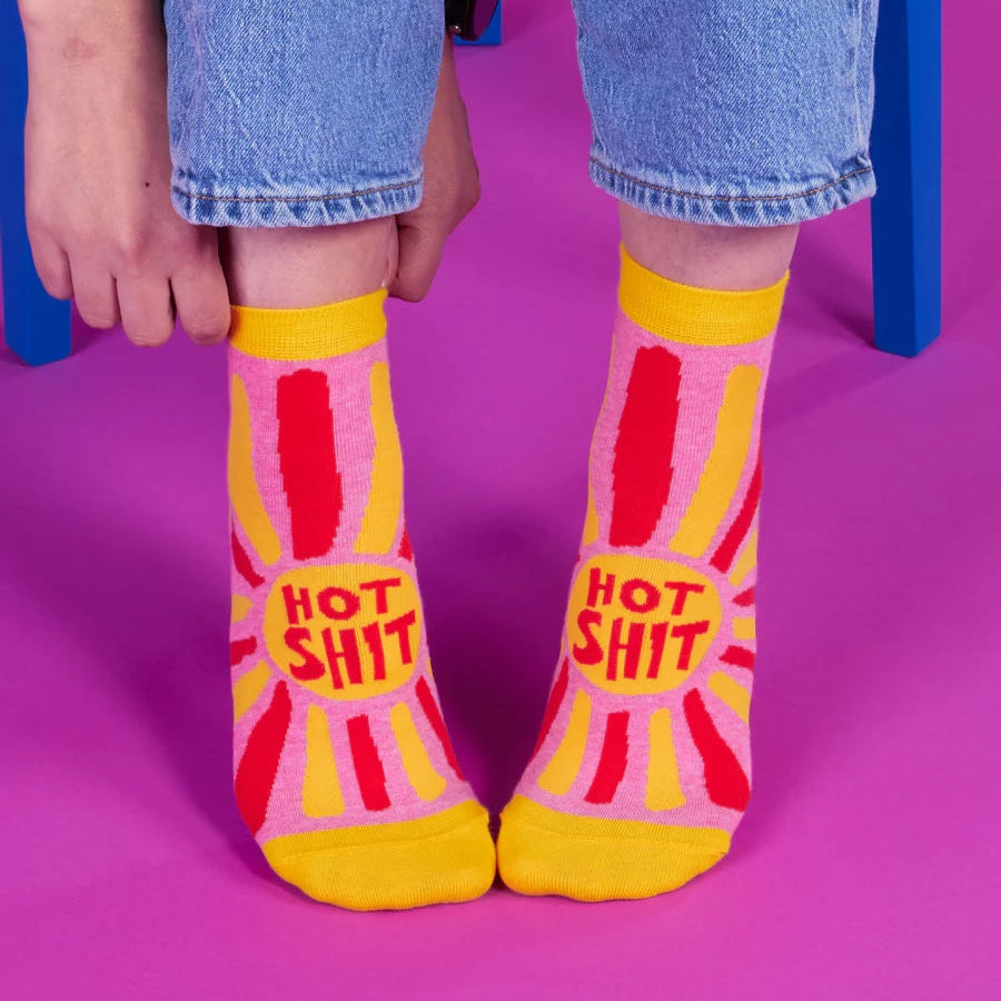 Women's Ankle Socks: Hot Shit