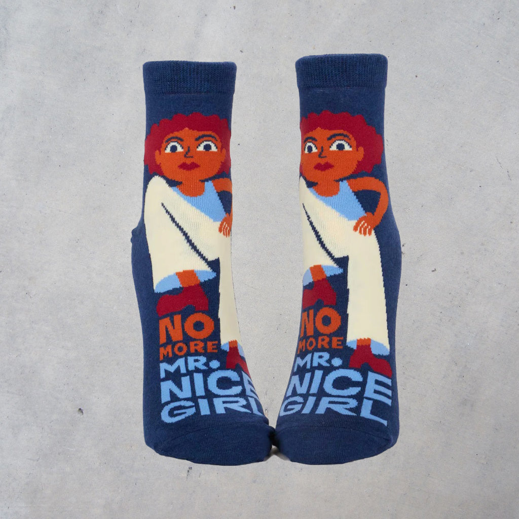 Women's Ankle Socks: Mr. Nice Girl