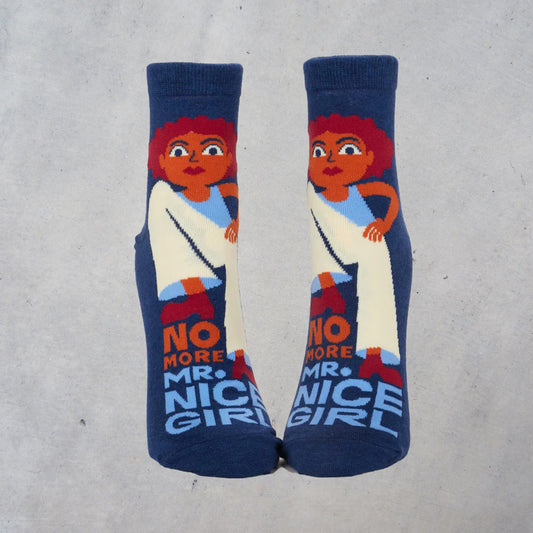 Women's Ankle Socks: Mr. Nice Girl