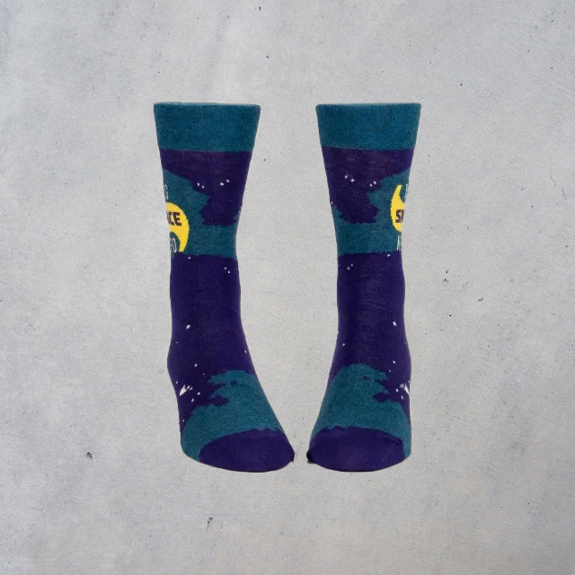 Men's Crew Socks: Big Space Nerd