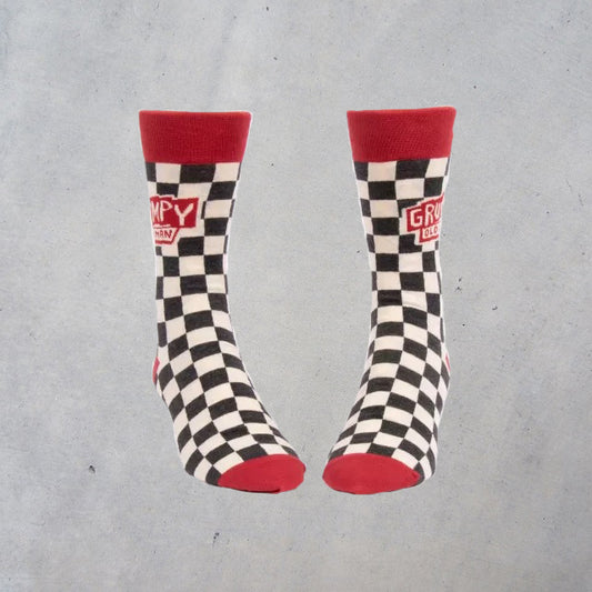 Men's Crew Socks: Grumpy Old Man