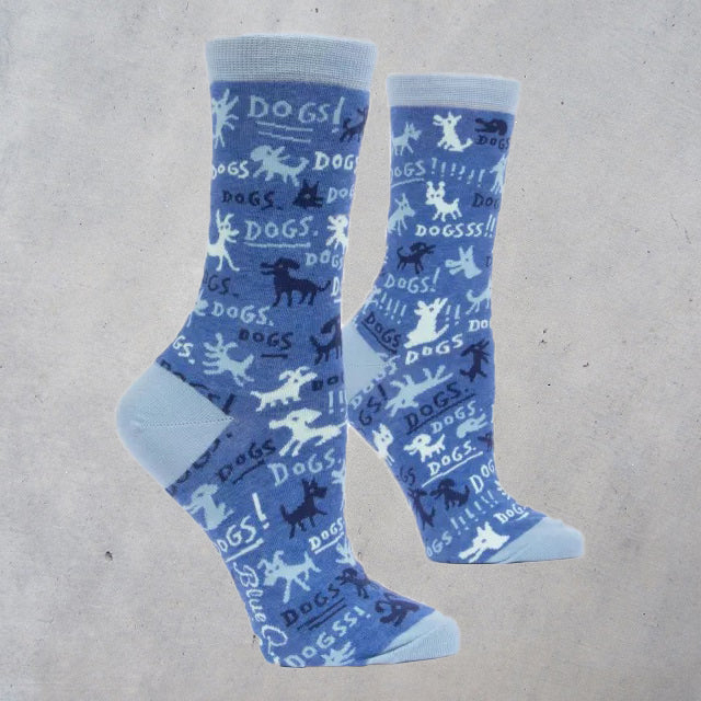 Women's Crew Socks: Dogs!