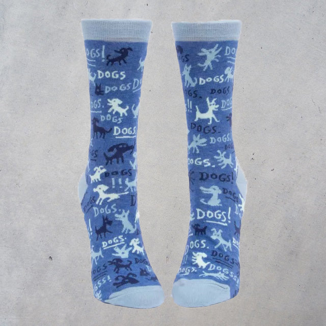 Women's Crew Socks: Dogs!