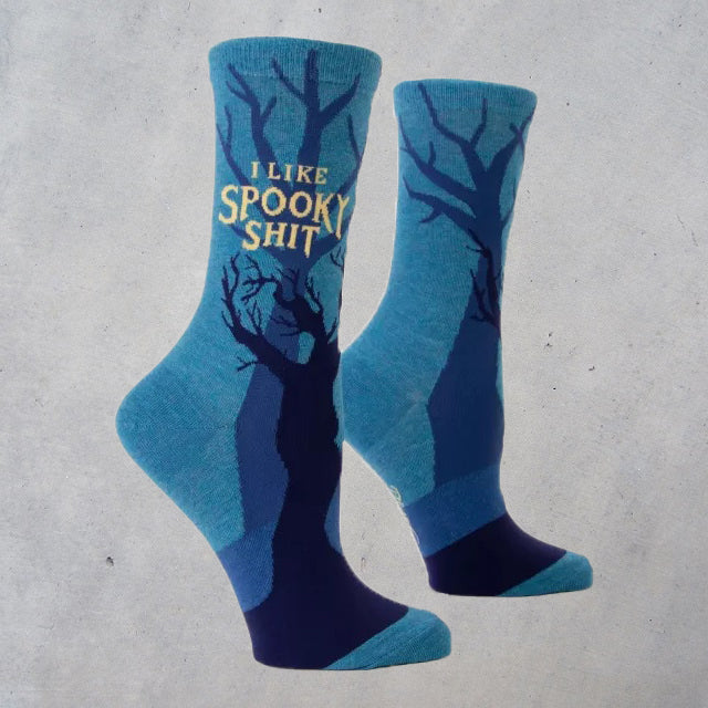 Women's Crew Socks: I Like Spooky Shit