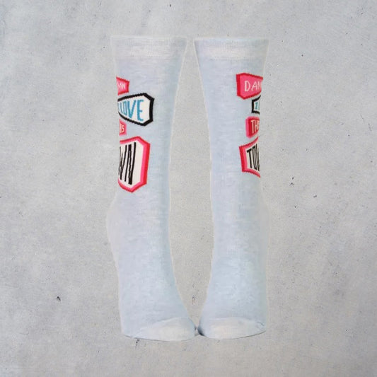 Women's Crew Socks: Love This Town