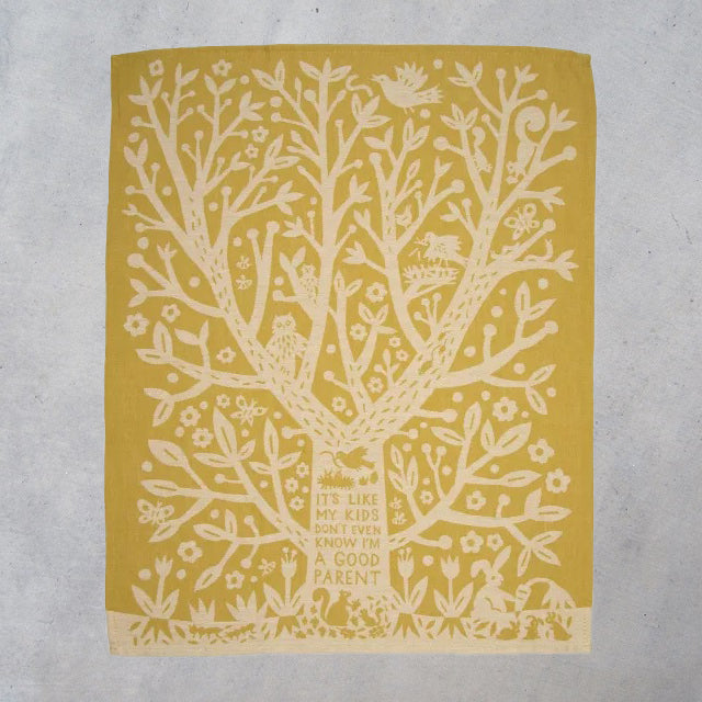 Woven Dish Towel: Kids Don't Even Know