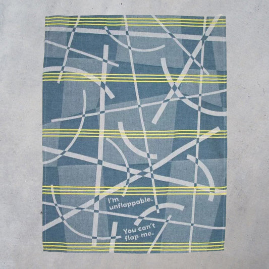 Woven Dish Towel: I'm Unflappable