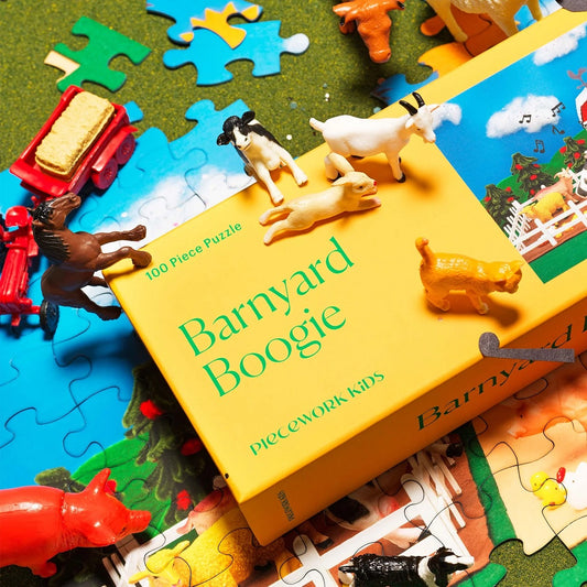 Kids 100 Piece Puzzle: Barnyard Boogie