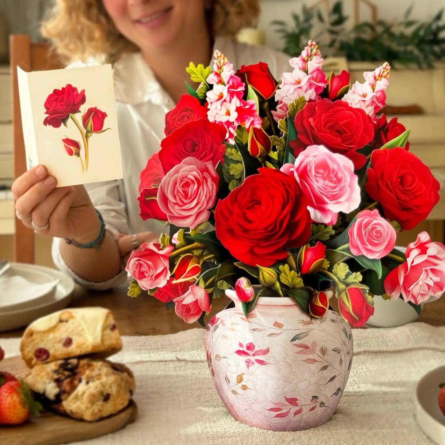 Paper Bouquet: Blooming Roses