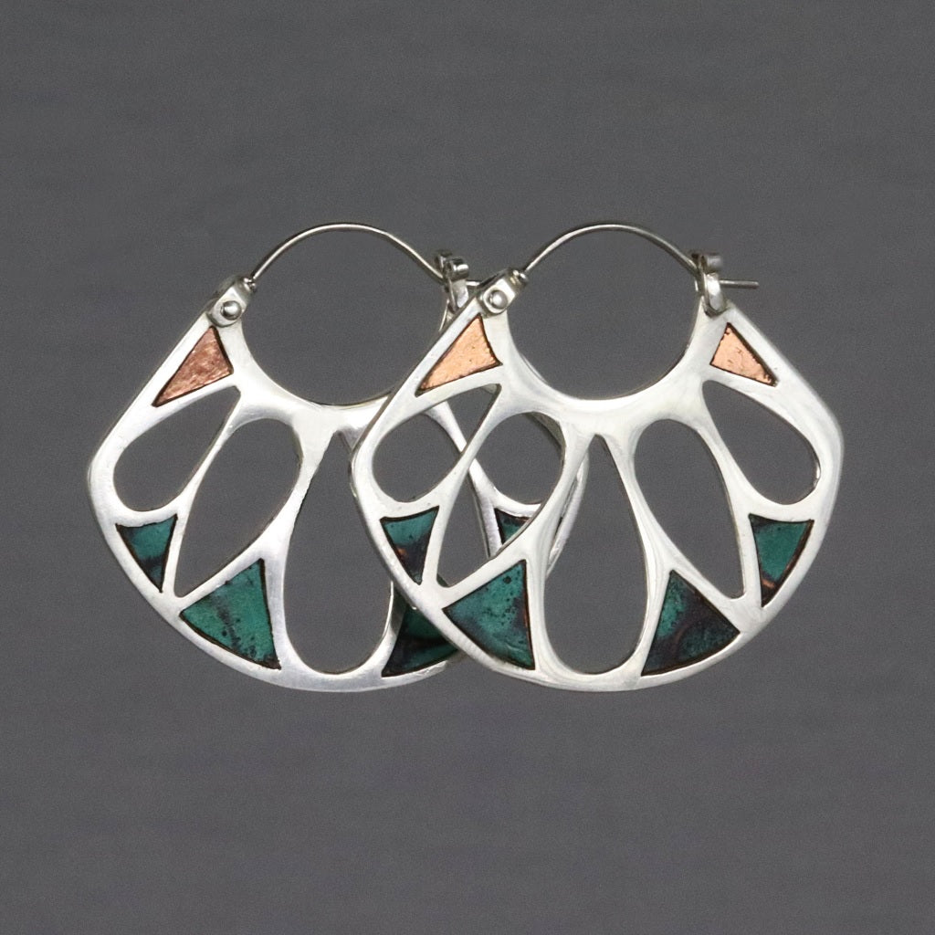 Braided Stream Earrings