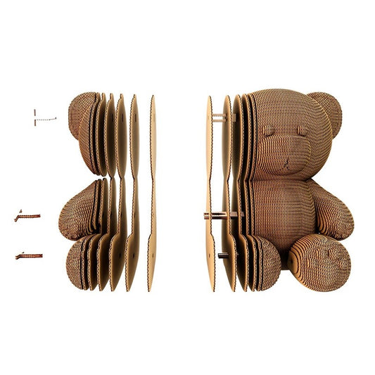 Teddy Bear Cartonic 3D Cardboard Puzzle