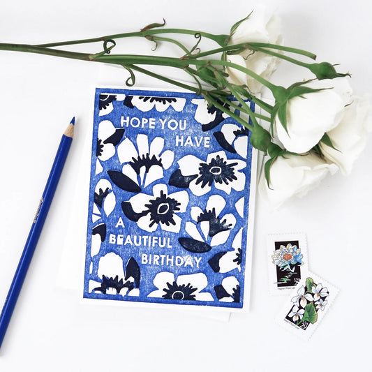 Greeting Card: Beautiful Birthday