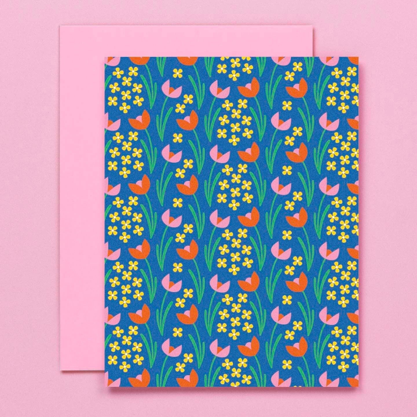 Greeting Card: Tulip Waltz