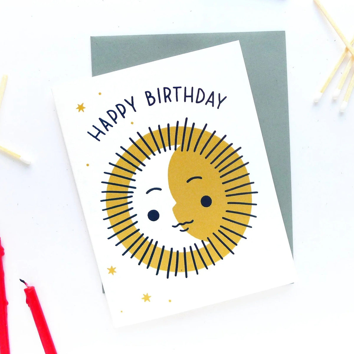 Greeting Card: Celestial Birthday