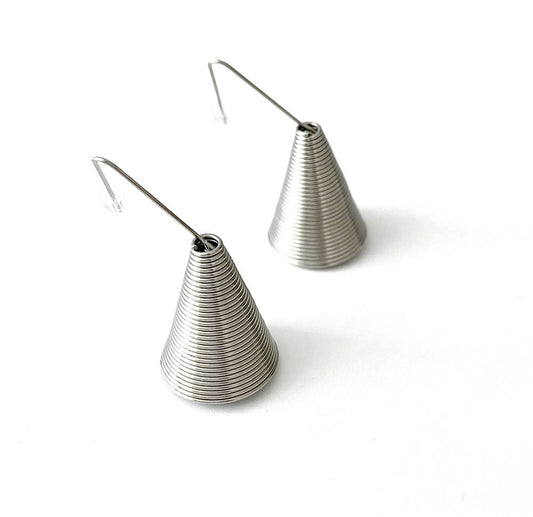 Cone Stainless Steel Earrings