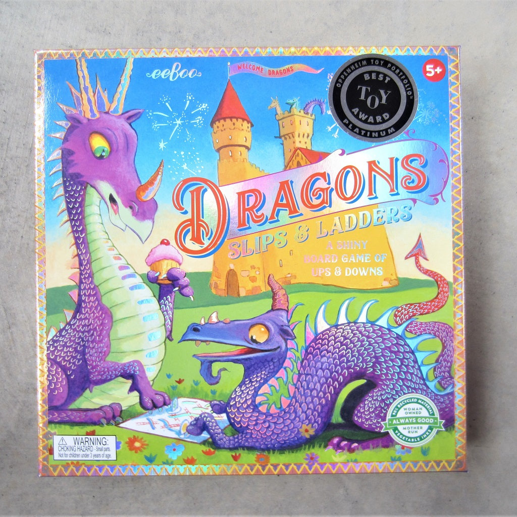 Dragons Slips and Ladders Board Game