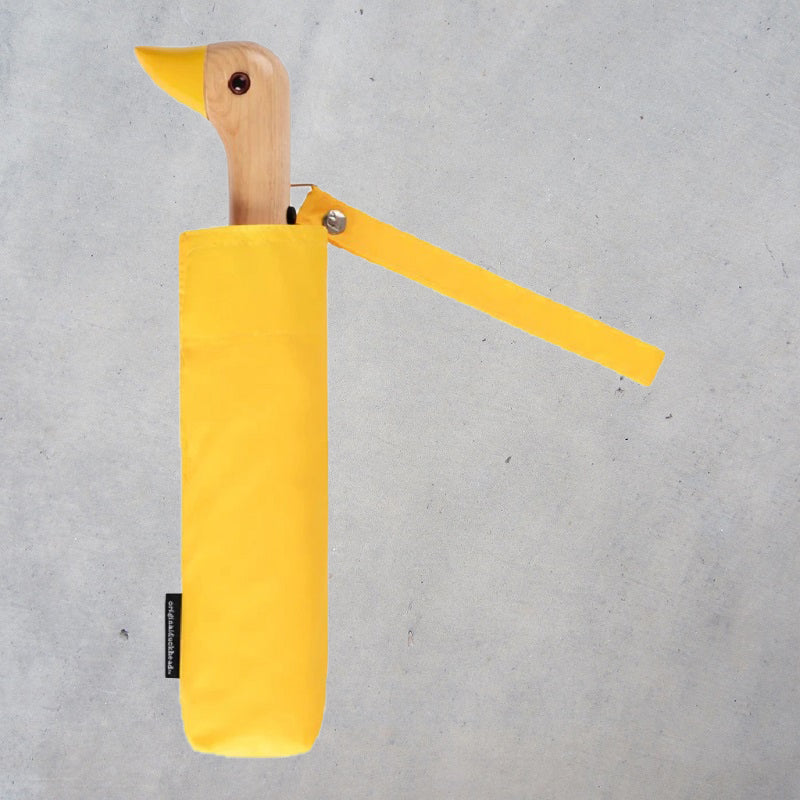 Yellow Compact Duck Umbrella