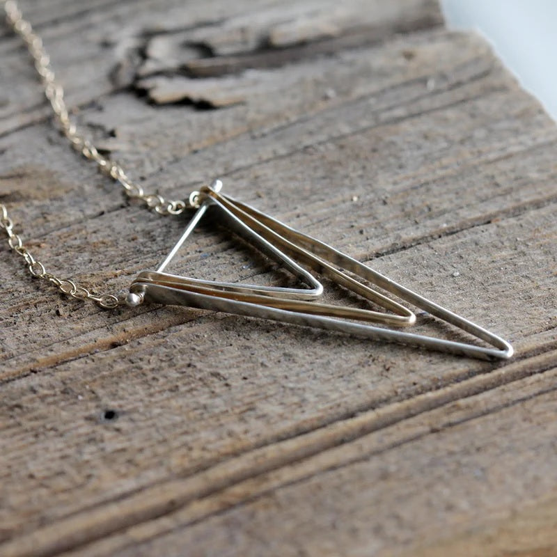 Deepest Depths Necklace in Mixed Metals