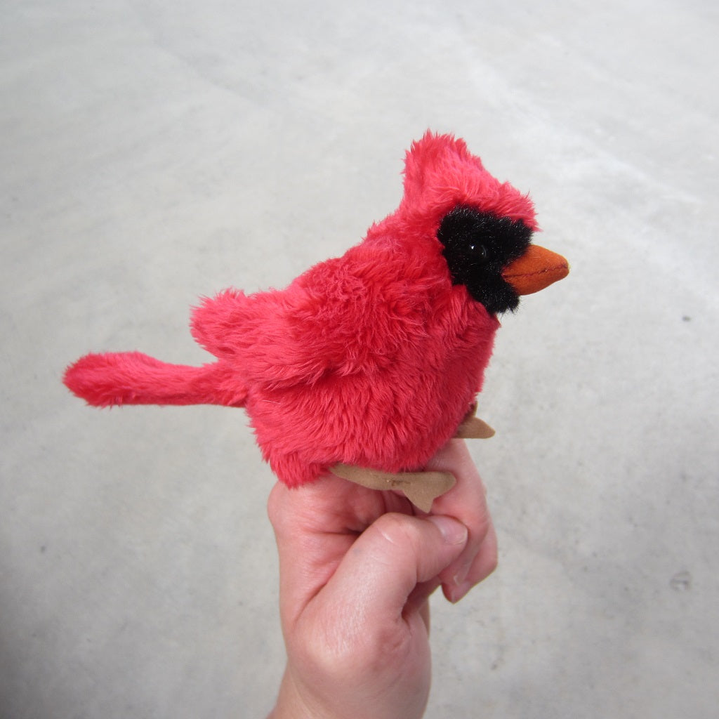 Finger Puppet: Mini Cardinal