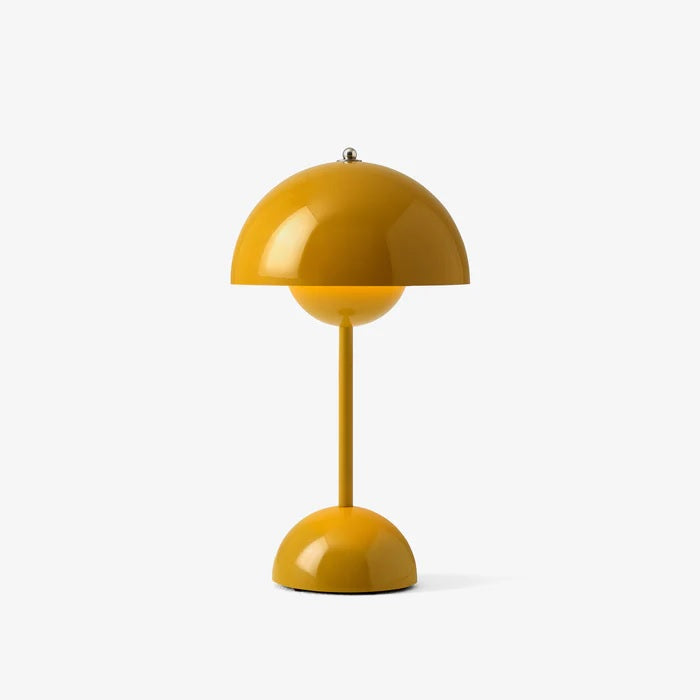 Flowerpot Portable Table Lamp: Mustard