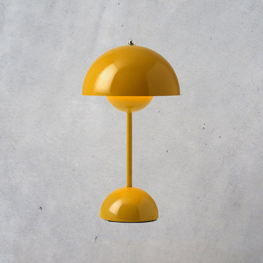 Flowerpot Portable Table Lamp: Mustard