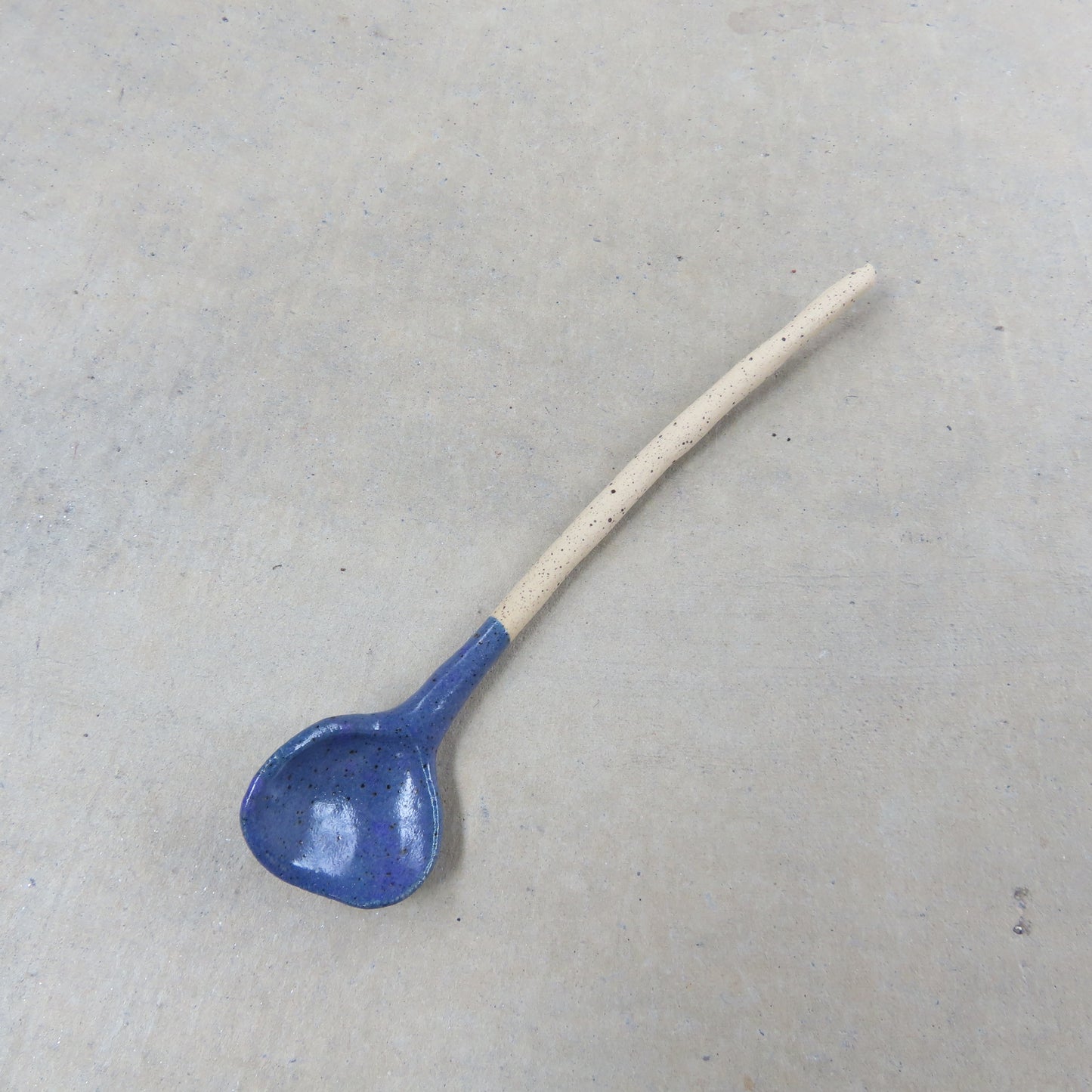 Handmade Ceramic Spoon: Deep Purple