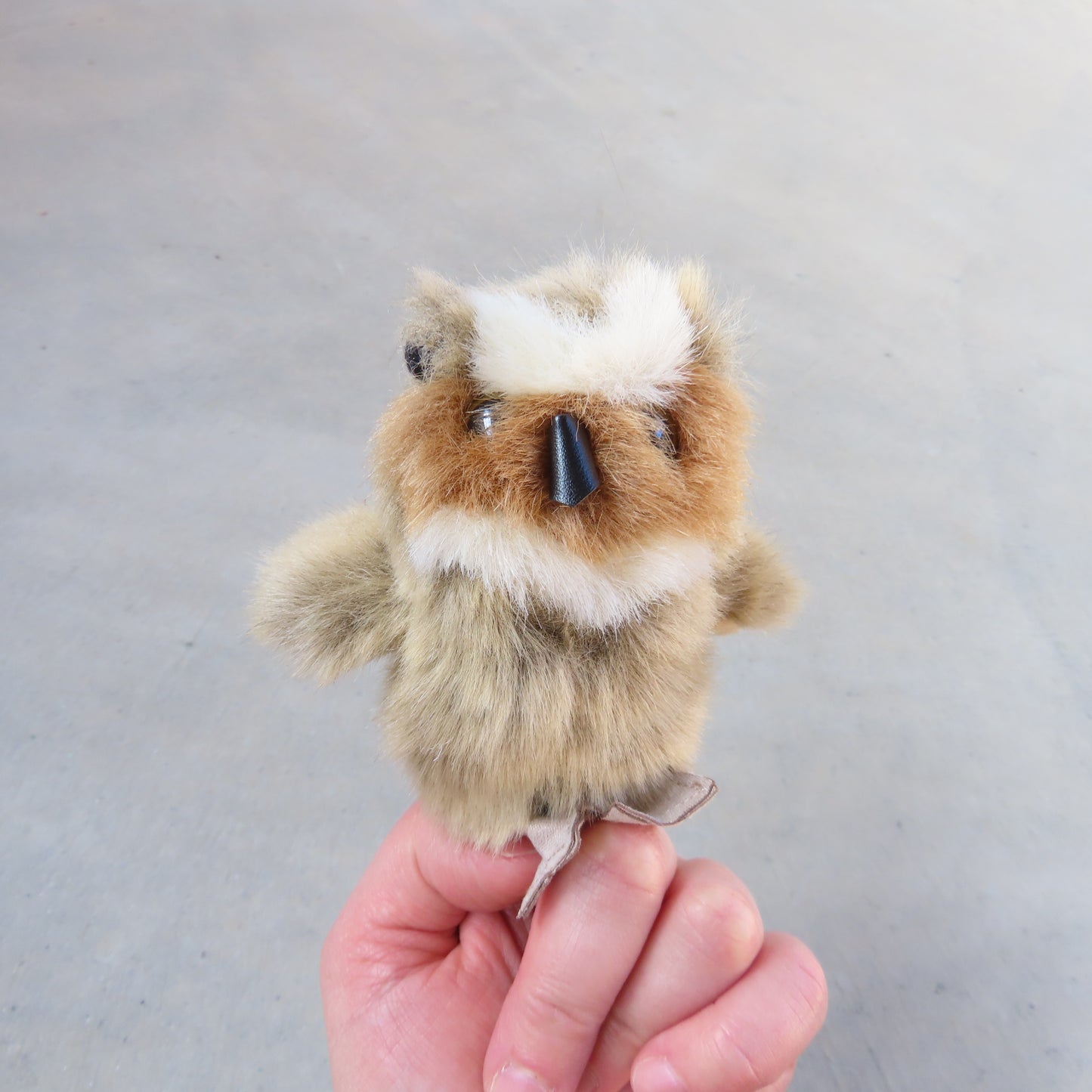 Finger Puppet: Mini Great Horned Owl
