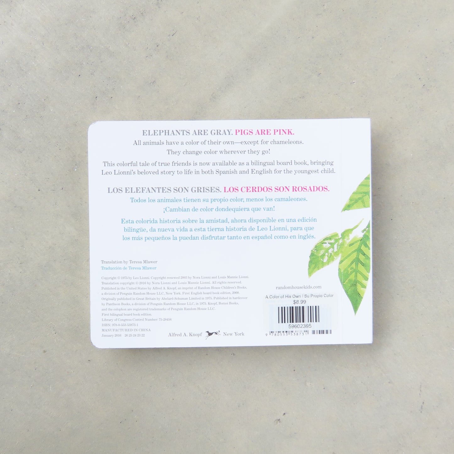 A Color of His Own / Su Propio Color