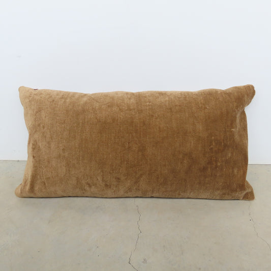 Eco Printed Wool Throw Cushion: Rectangle 3