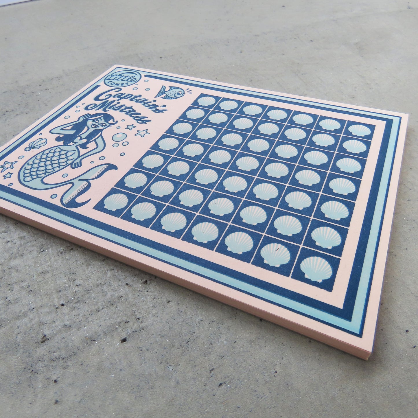 Letterpress Paper Game: Captain's Mistress