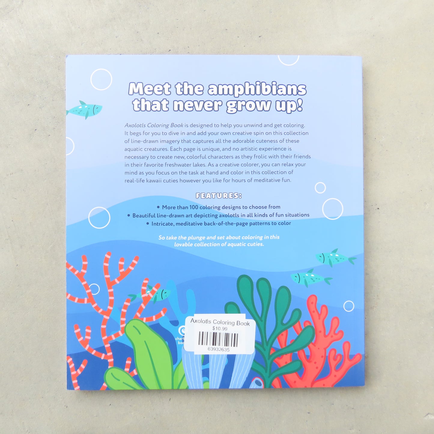 Axolotls Coloring Book