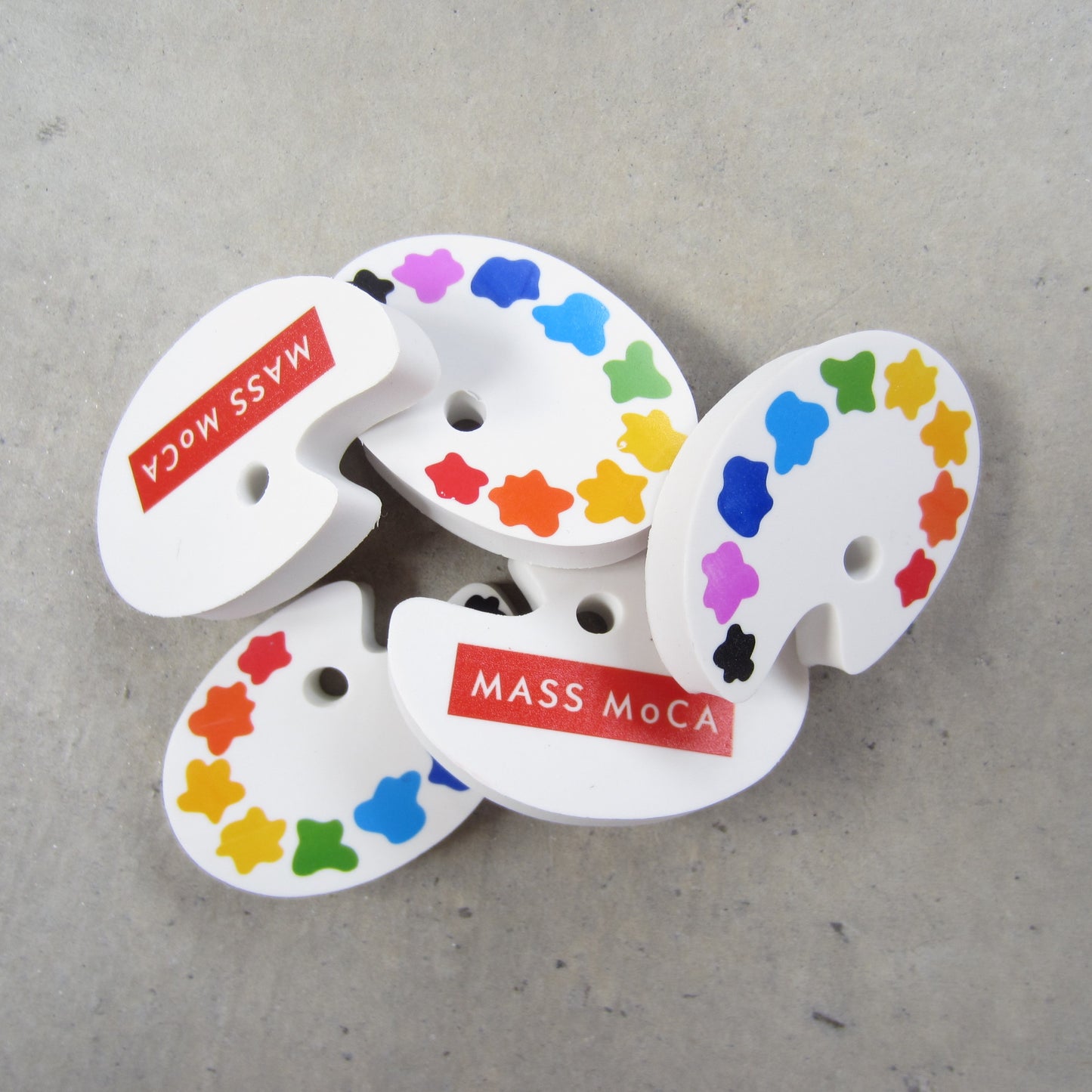 MASS MoCA Paint Palette Eraser