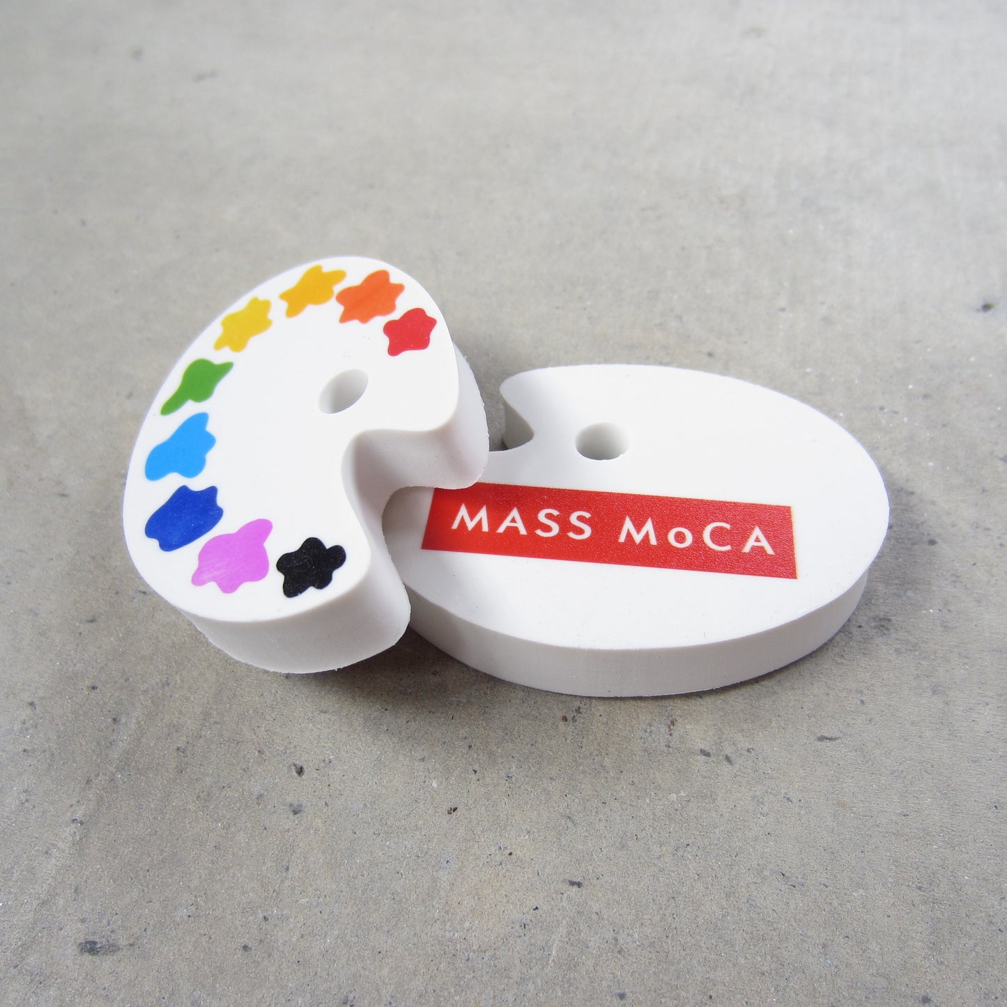 MASS MoCA Paint Palette Eraser