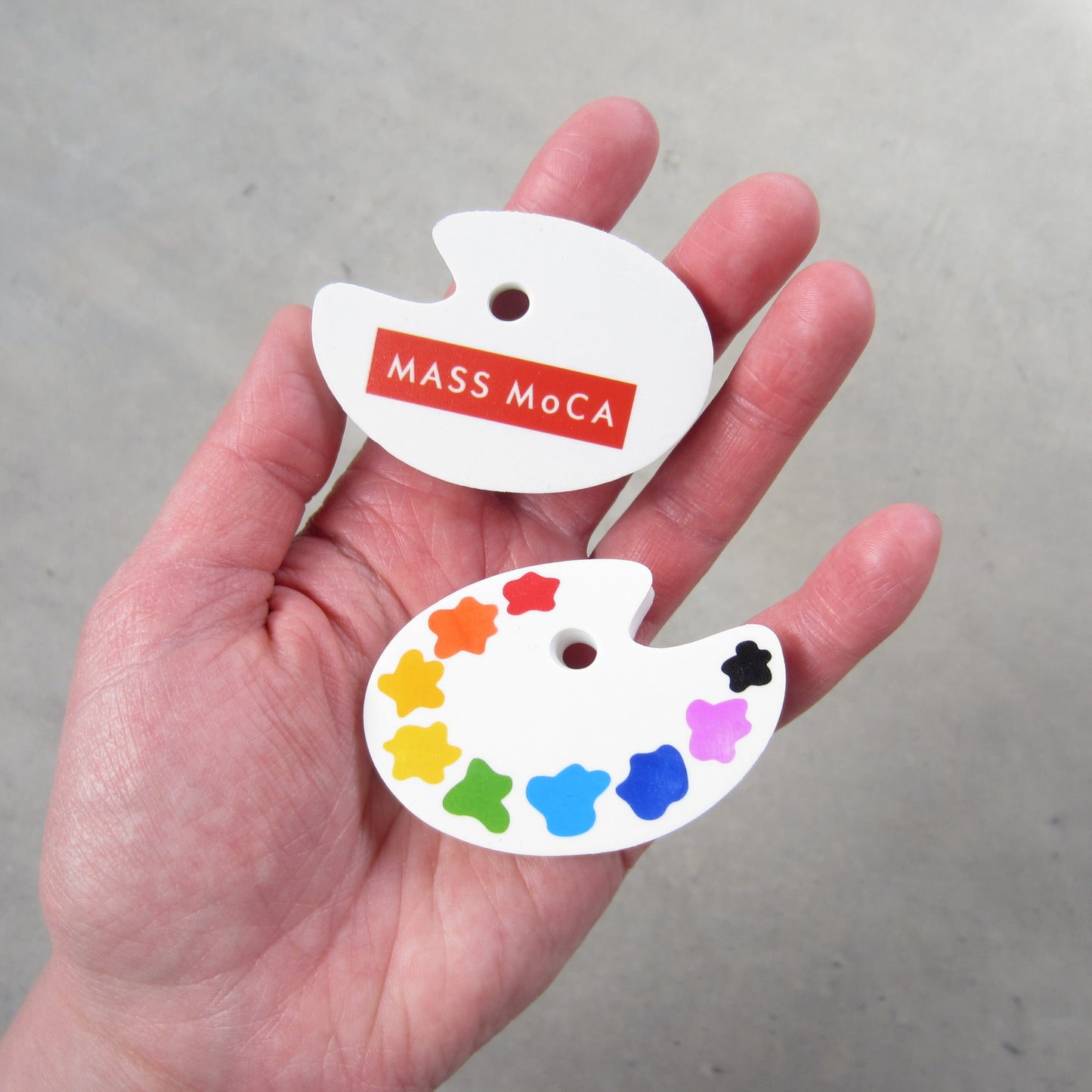 MASS MoCA Paint Palette Eraser