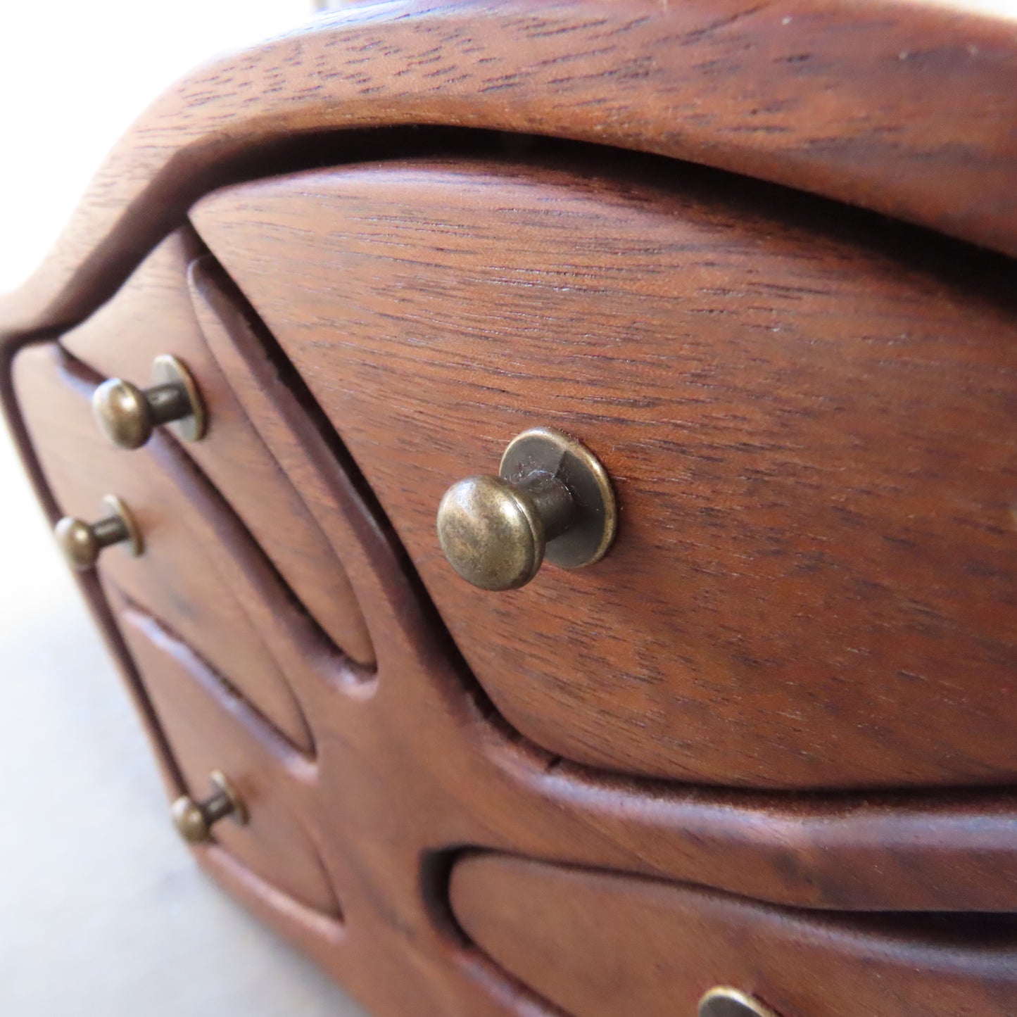 Tree Shaped Jewelry Box: Walnut and English Elm