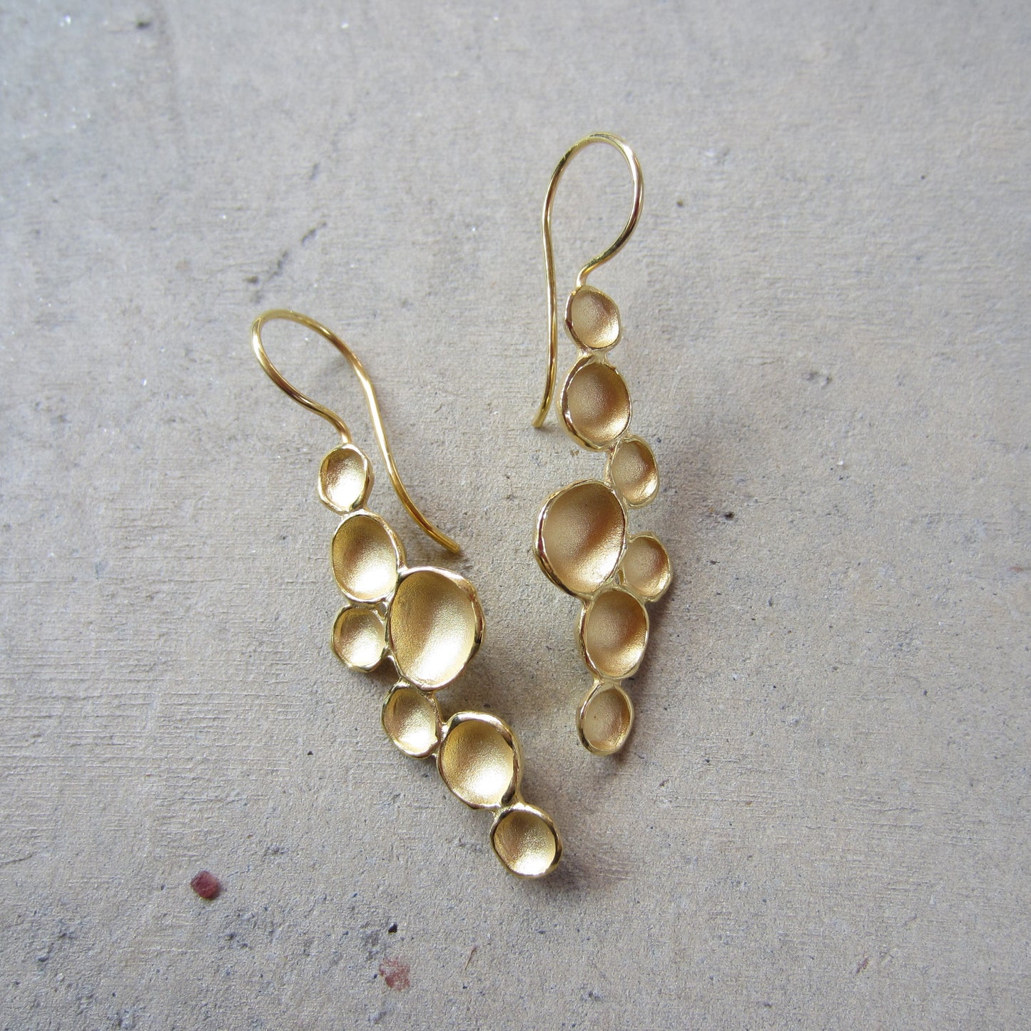 Medium Milkyway Pod Earrings in 18K Gold Vermeil
