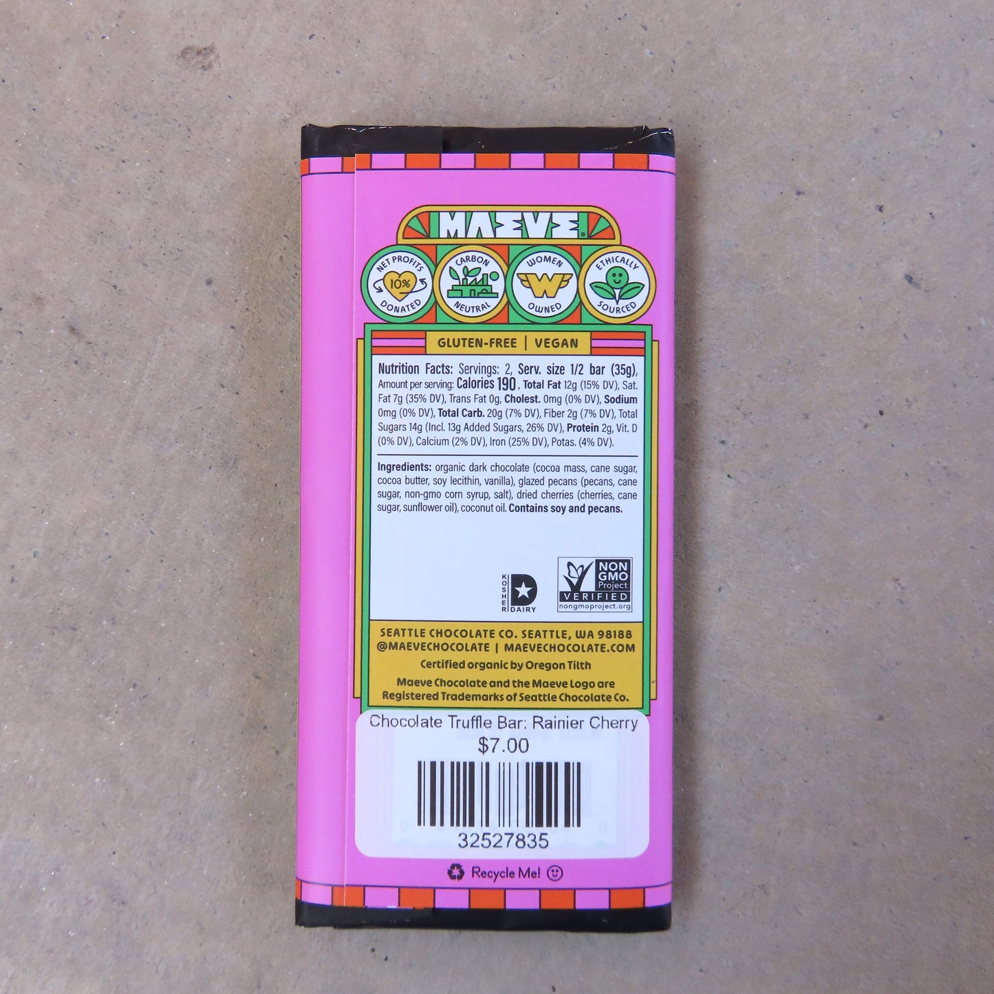 Chocolate Truffle Bar: Rainier Cherry